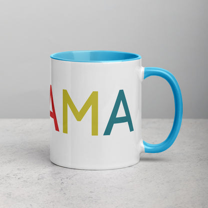 Colorful Panama Mug with Color Inside