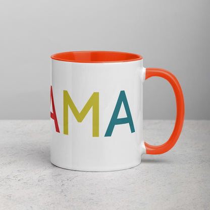 Colorful Panama Mug with Color Inside