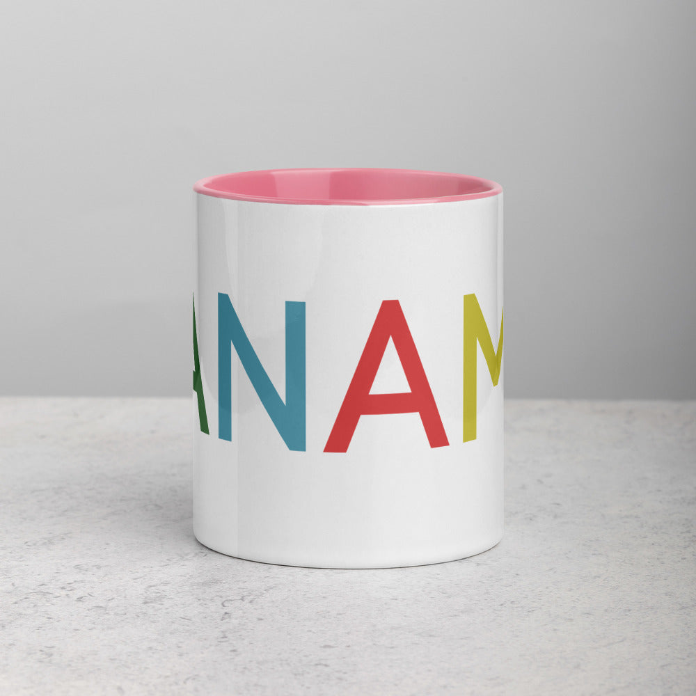 Colorful Panama Mug with Color Inside