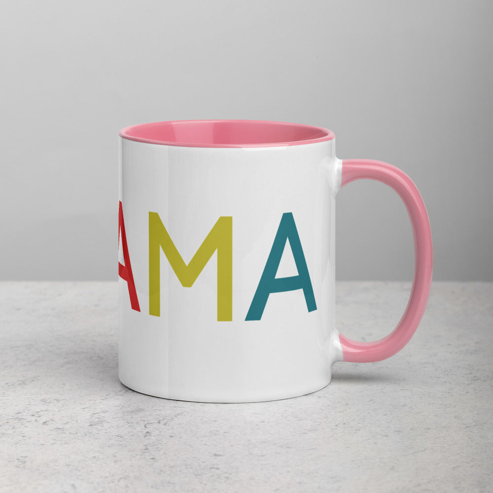 Colorful Panama Mug with Color Inside