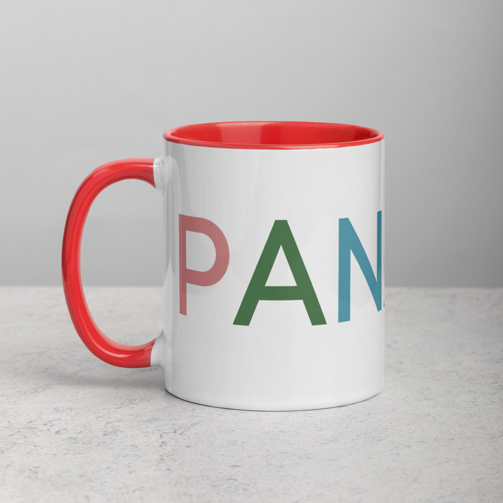 Colorful Panama Mug with Color Inside