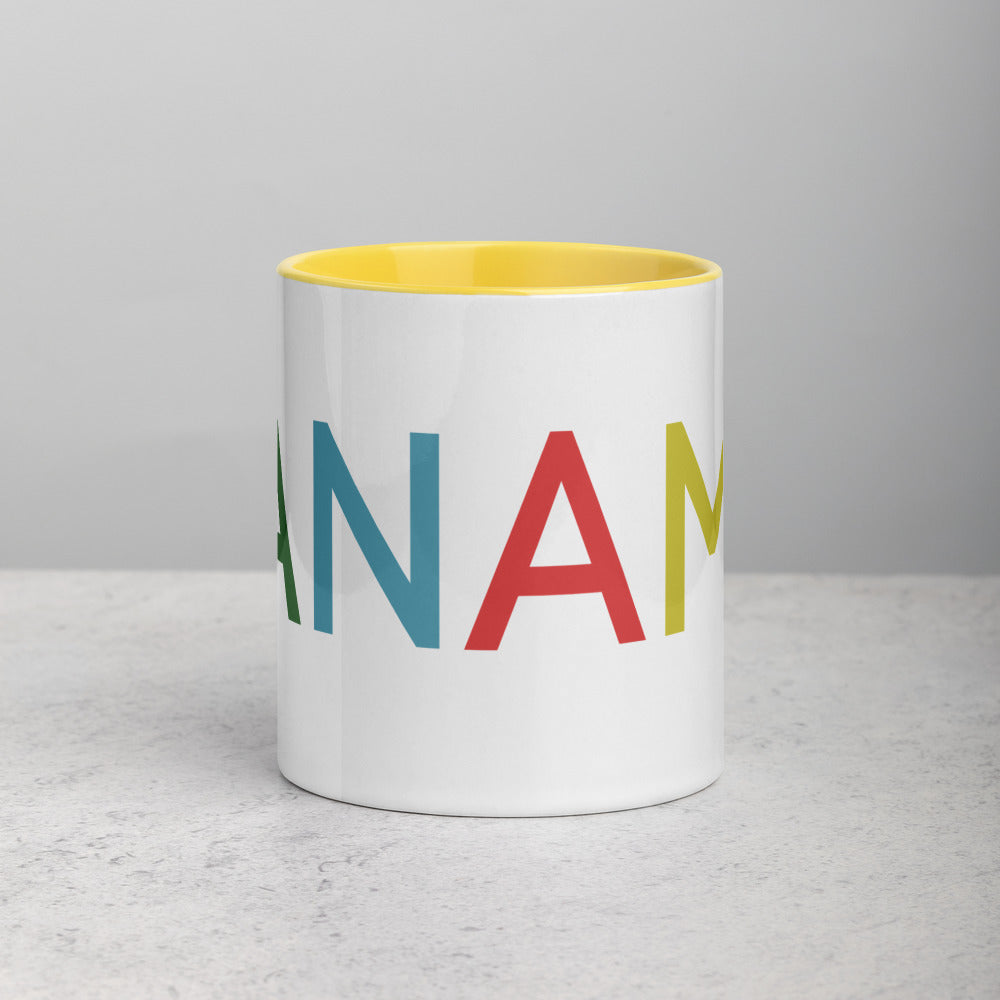 Colorful Panama Mug with Color Inside