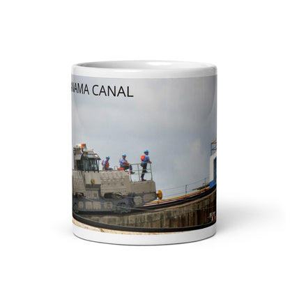 Panama Canal Locomotoras Coffee Mug