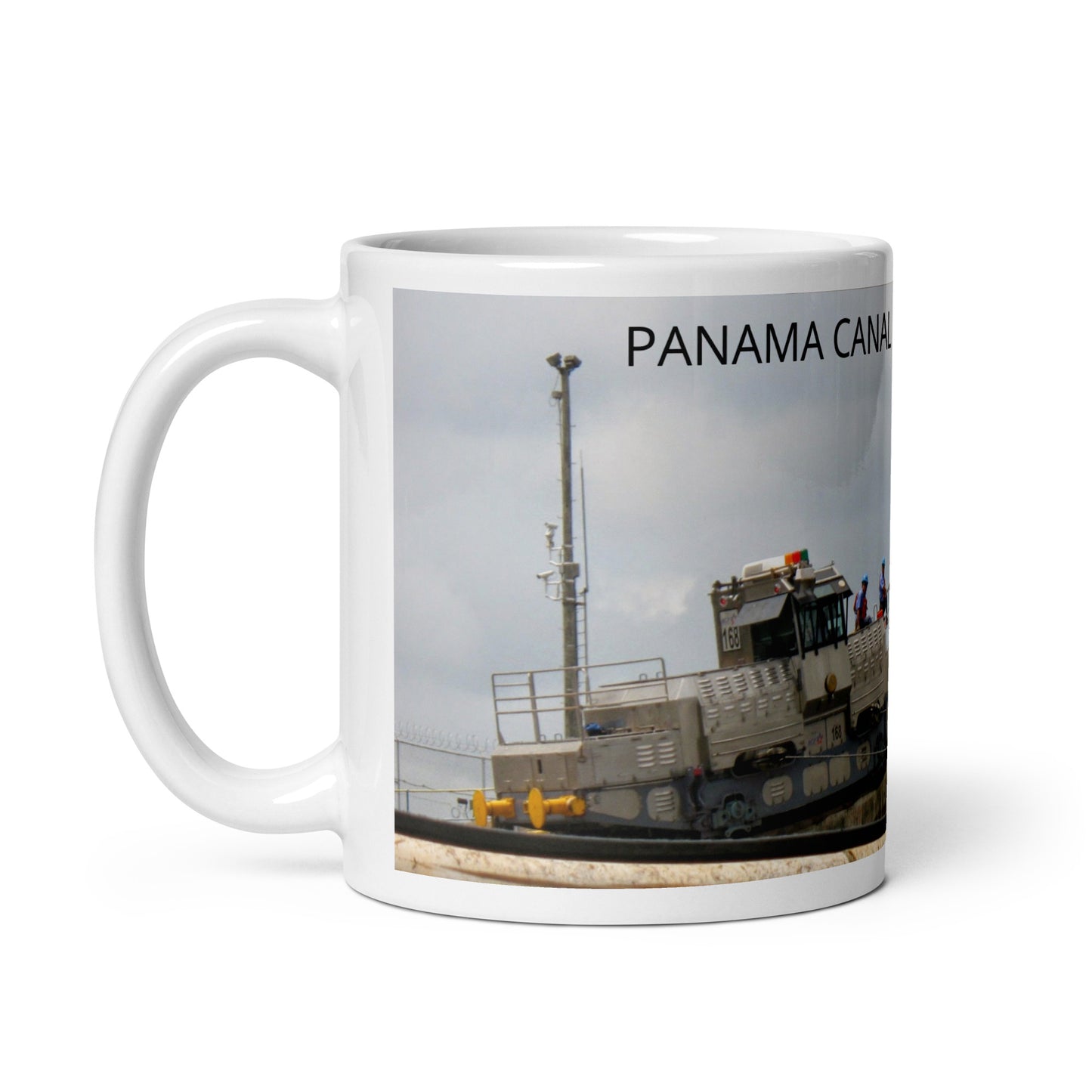 Panama Canal Locomotoras Coffee Mug