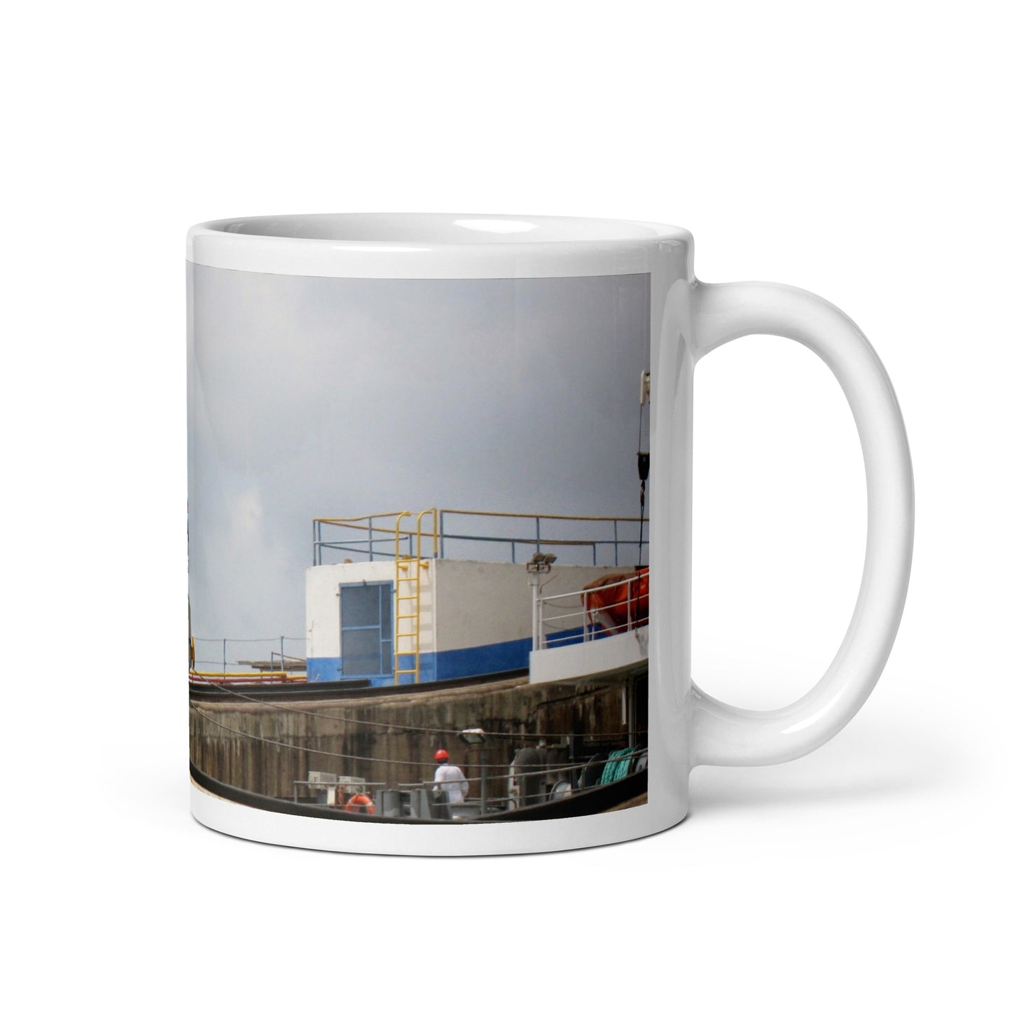 Panama Canal Locomotoras Coffee Mug