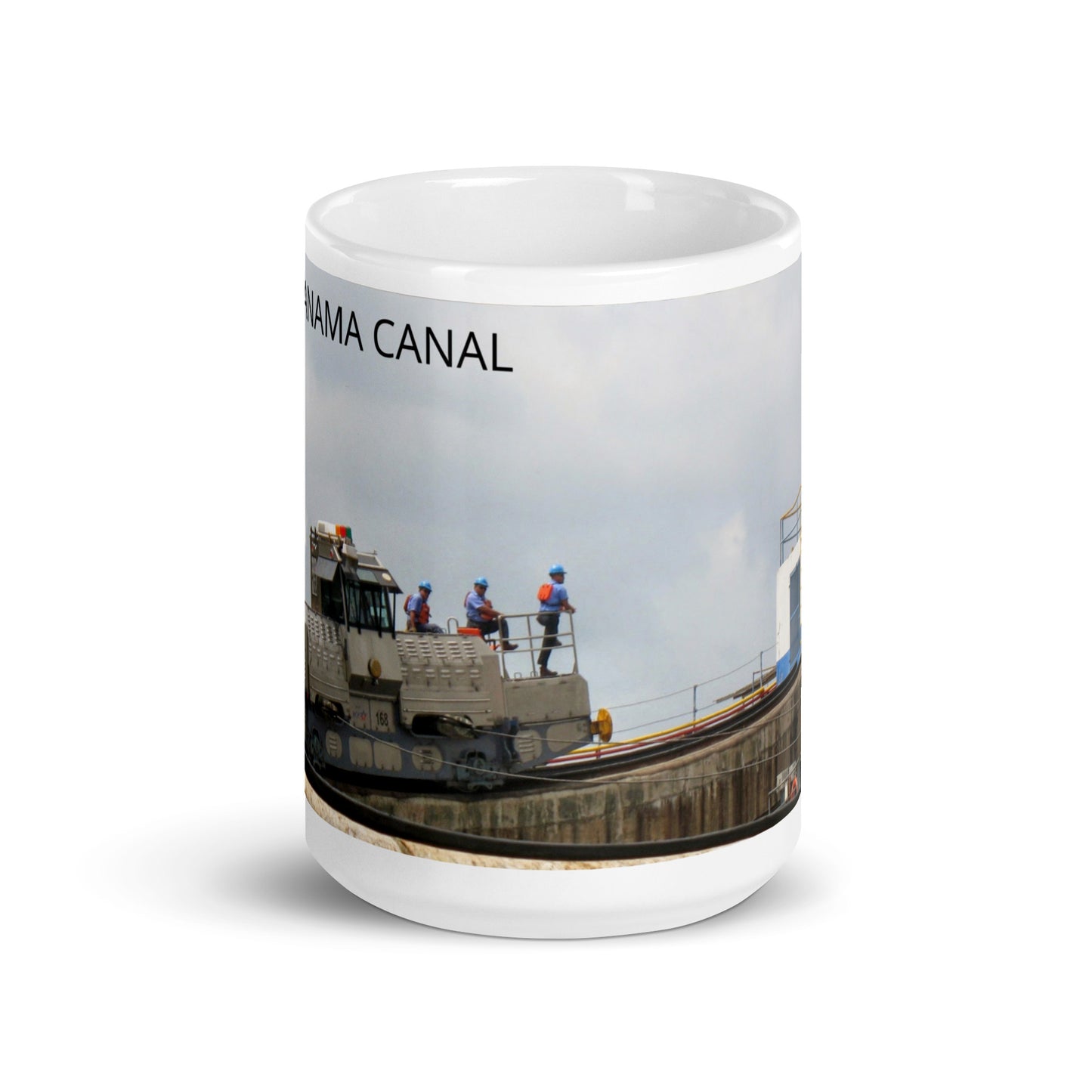 Panama Canal Locomotoras Coffee Mug