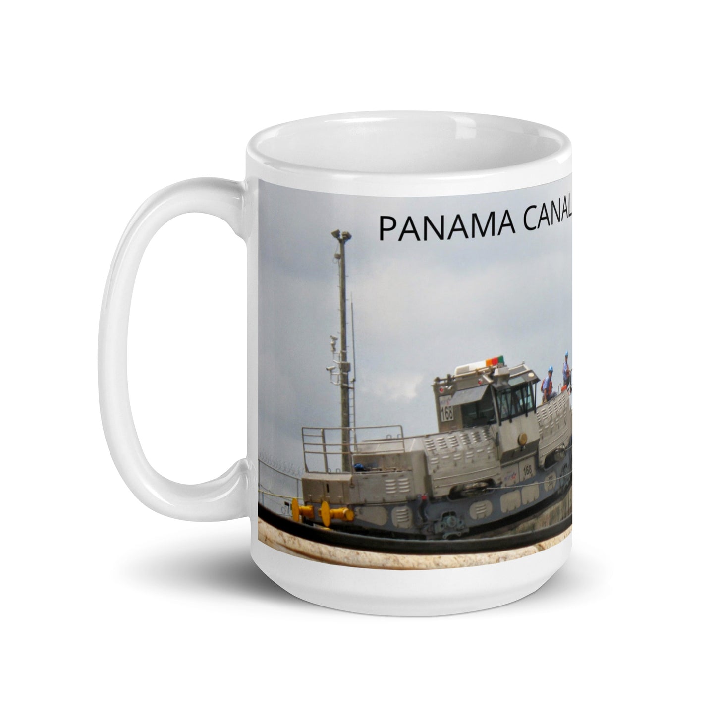 Panama Canal Locomotoras Coffee Mug