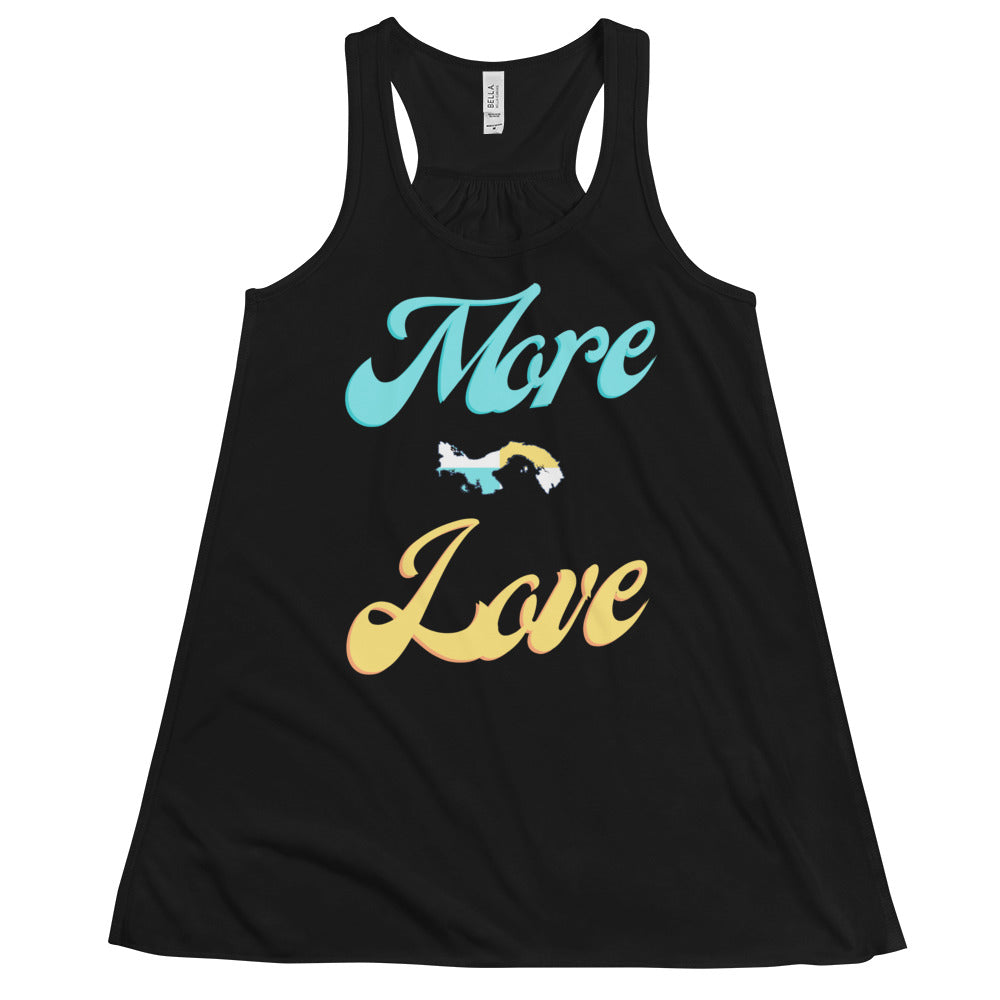 More Love Panama Women's Flowy Racerback Tank