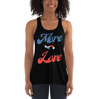 Panama More Love Women's Flowy Racerback Tank