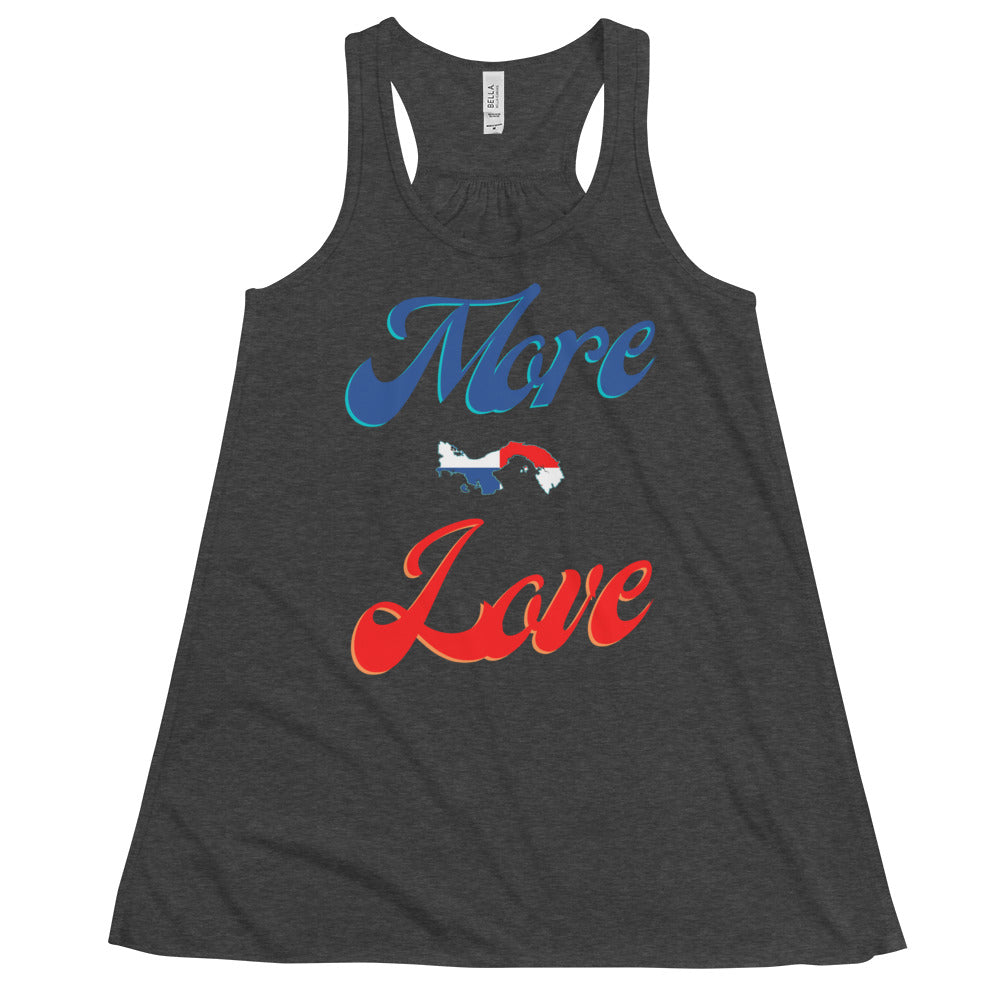 Panama More Love Women's Flowy Racerback Tank