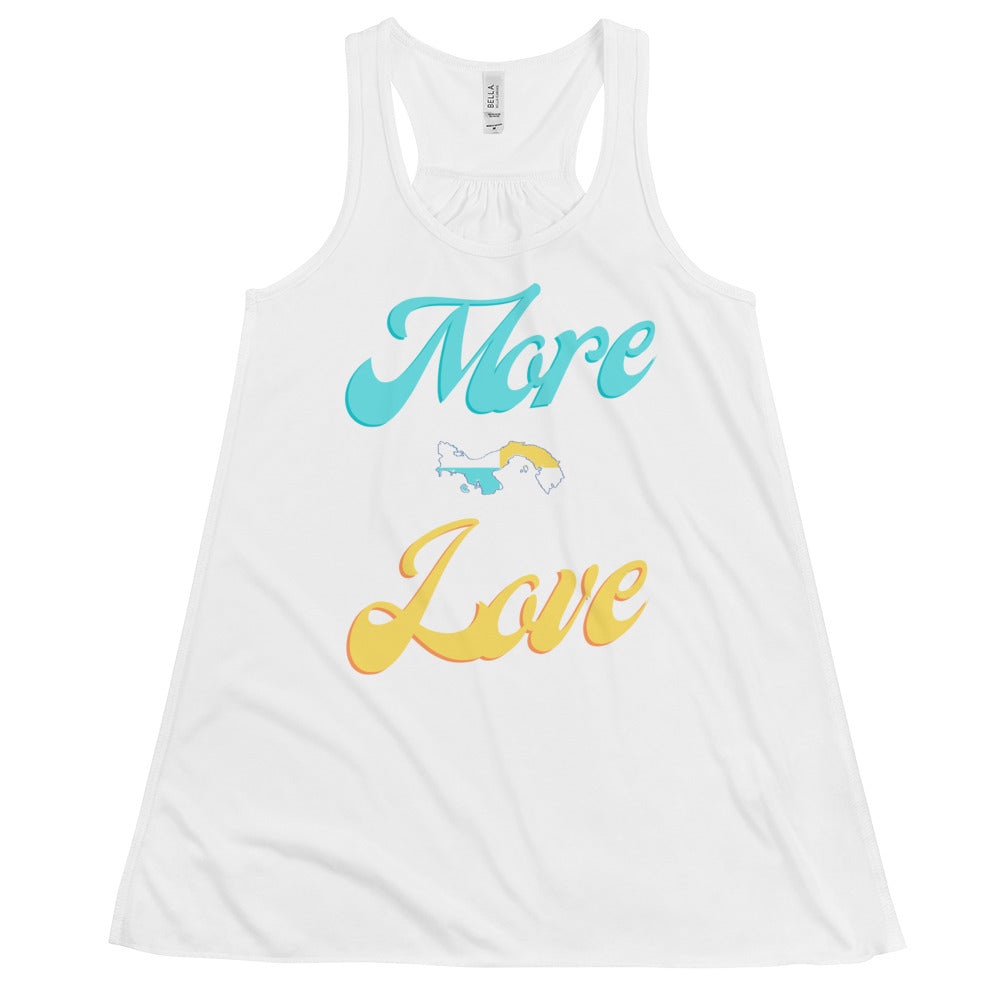 More Love Panama Women's Flowy Racerback Tank