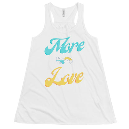 More Love Panama Women's Flowy Racerback Tank