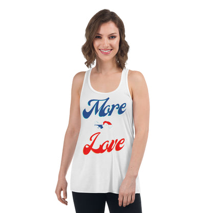 Panama More Love Women's Flowy Racerback Tank