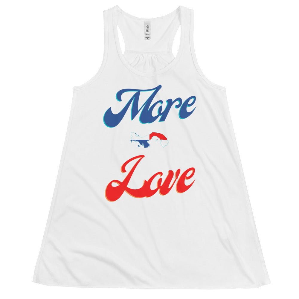 Panama More Love Women's Flowy Racerback Tank