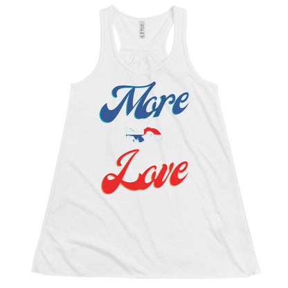 Panama More Love Women's Flowy Racerback Tank